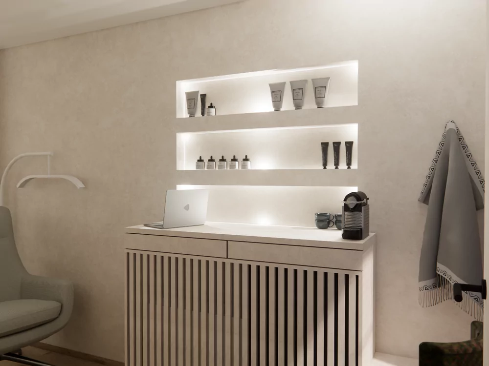 Beauty Artist JKatrien – Interieurarchitectuur voor beautysalon aan huis