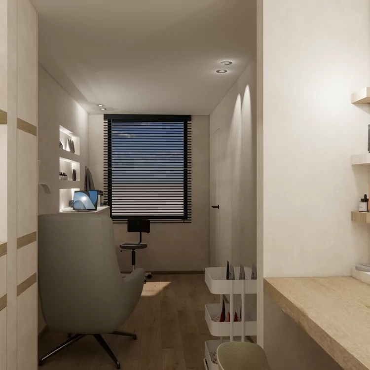 Beauty Artist JKatrien – Interieurarchitectuur voor beautysalon aan huis